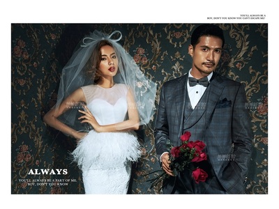 薇薇新娘婚紗攝影時尚復古風之《一生一世》(3)__婚紗攝影_圖片之家攝影